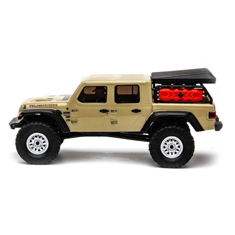 1 24 SCX24 Jeep JT Gladiator 4WD Rock Crawler Brushed RTR, BEIGE Rear.jpg