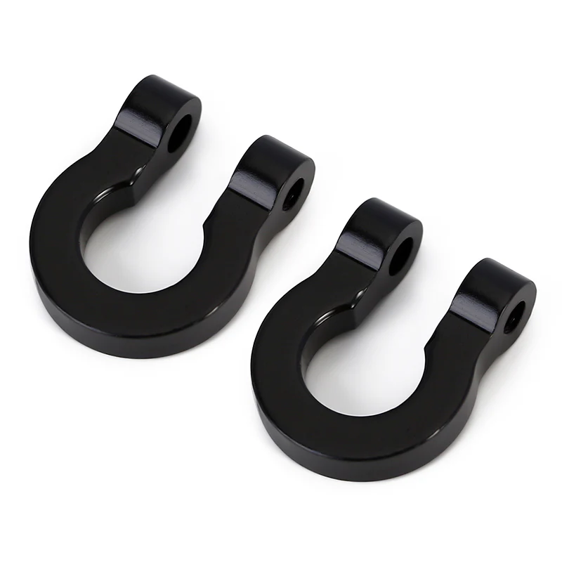 INJORA 2pcs Metal D-Ring Tow Hook for 1_10 RC Crawler BLACK 4.webp