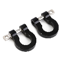 INJORA 2pcs Metal Bumper D-Ring Tow Hook for 1/10 RC Crawler Bumpers