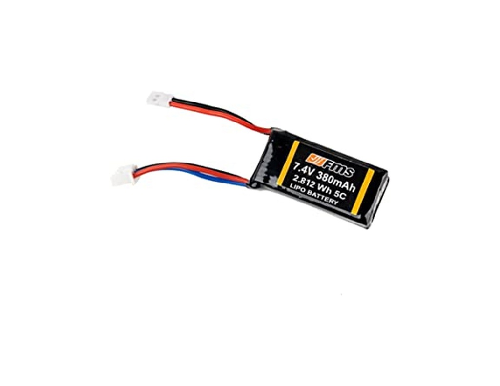 FMS LiPo Battery 2S 7.4V 380mAh for 1/12 Scale