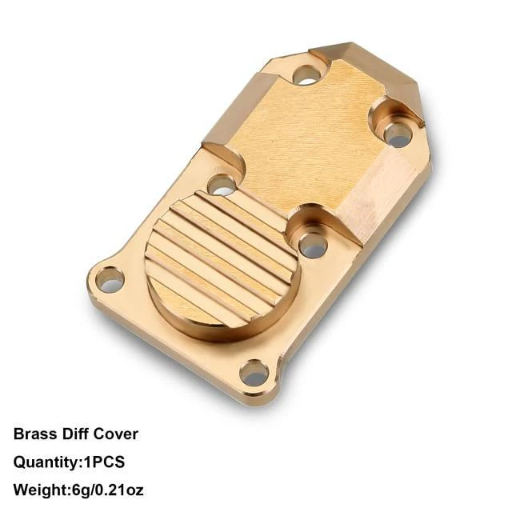 INJORA Aluminium/Brass Diff Cover for Axial SCX24 AX24